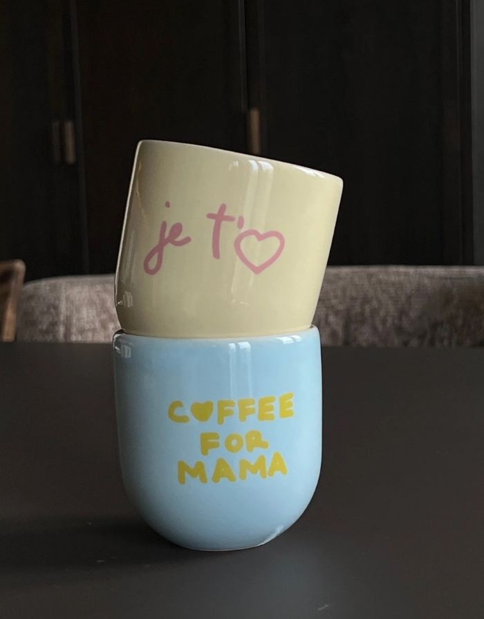 Becher I Coffee for Mama - Blau