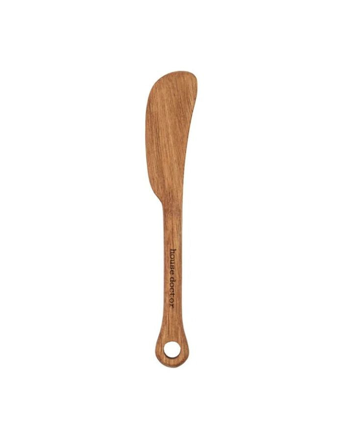  House Doctor Buttermesser Eya Natur 4er Set aus Akazienholz mit natürlicher Maserung.