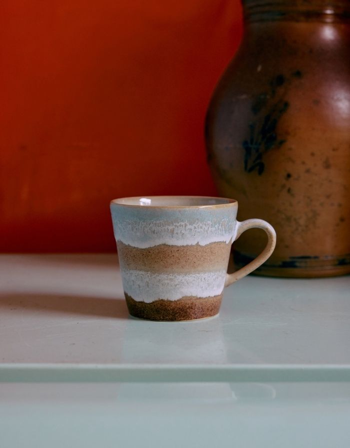 Cappuccino Becher 70's I Skyline