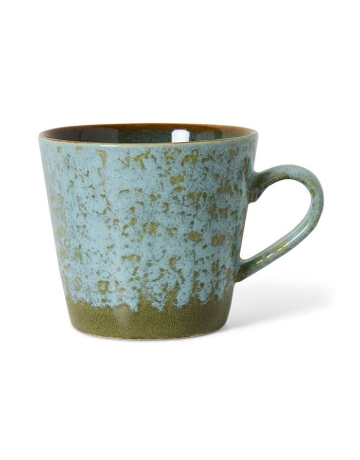 Cappuccino Becher 70's I Verdigris