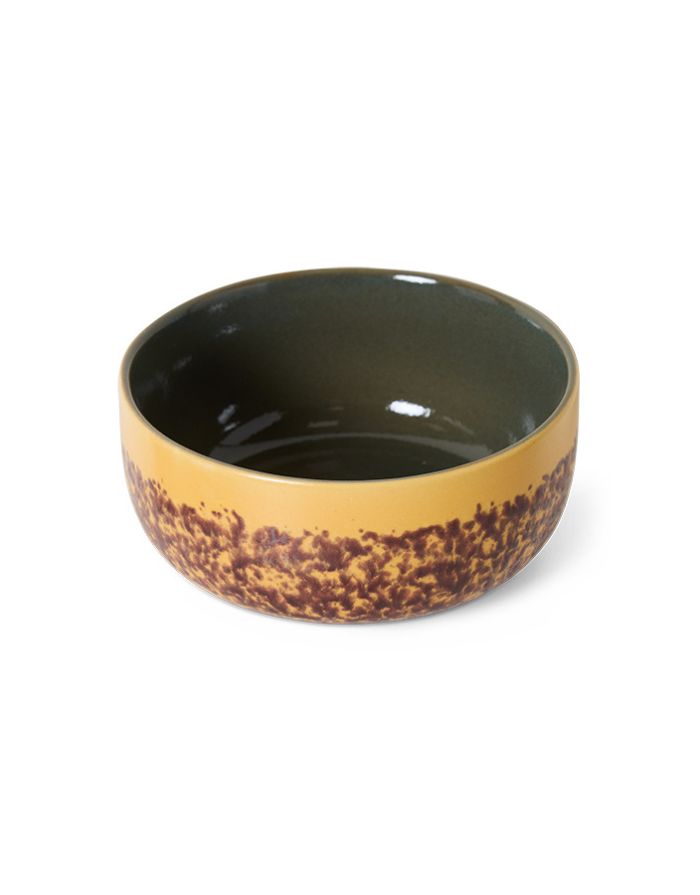 70s Ceramics Dessert Bowl Cove Bay mit natürlicher Glasur und individuellem Finish70s Ceramics Dessert Bowl Cove Bay mit natürlicher Glasur und individuellem Finish