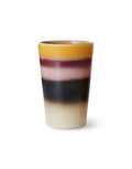 Großer Becher ohne Henkel für Tee oder Kaffee im 70er Jahre Stil von Hkliving
