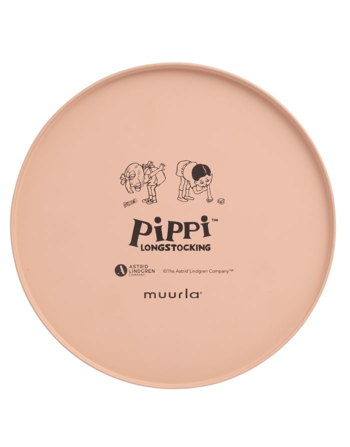 Runde Metalldose Pippi Langstrumpf Candy von Muurla, Ø 15 cm, farbenfrohes Pippi-Motiv, ideal zur Aufbewahrung von Süßigkeiten, Handwäsche empfohlen.