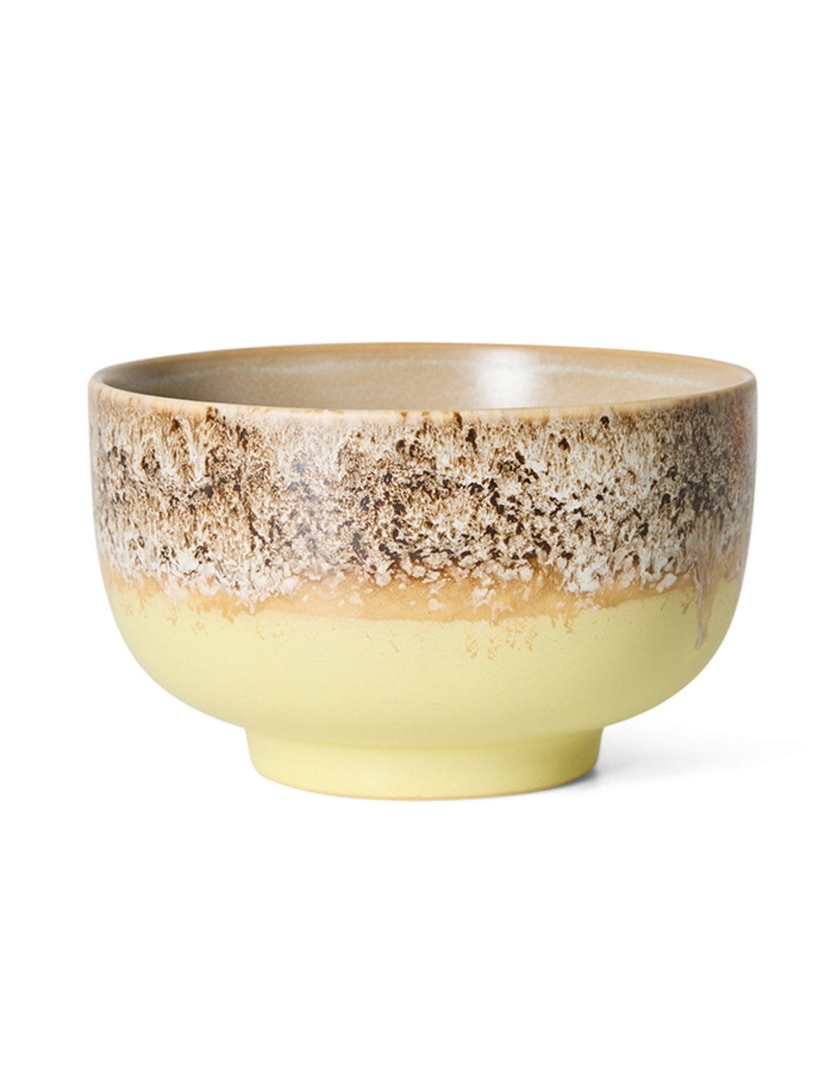 Noodle Bowl aus der 70s Ceramics Kollektion von HKliving aus glasiertem Steingut in Multicolour mit 500 ml Fassungsvermögen.