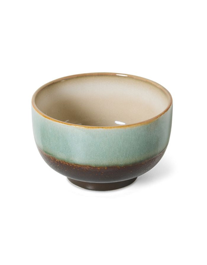 Noodle Schale Depths von hkliving – handgefertigte Steingut-Schale in tiefblauer Glasur, Ø 13,5 cm