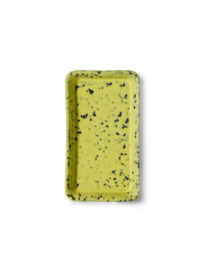 XS Servierplatte Corn von Hkliving mit den Maßen 7,7x13,6x2cm in der Farbe gelb 