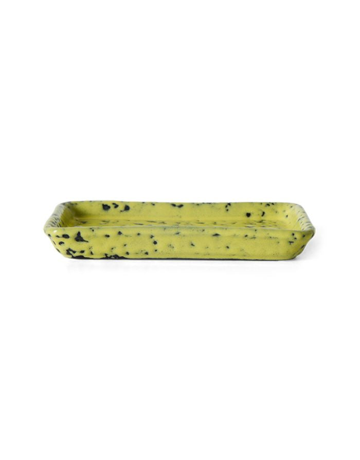 XS Servierplatte Corn von Hkliving mit den Maßen 7,7x13,6x2cm in der Farbe gelb 
