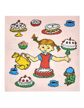 Pippi Langstrumpf Birthday Servietten in Pink, 3-lagig, 33 x 33 cm, 20 Stück.