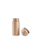 Zone Denmark Singles Thermobecher Camel 400 ml aus Edelstahl mit Klickdeckel und Schraubverschluss, isolierter Coffee to go Becher in Braun