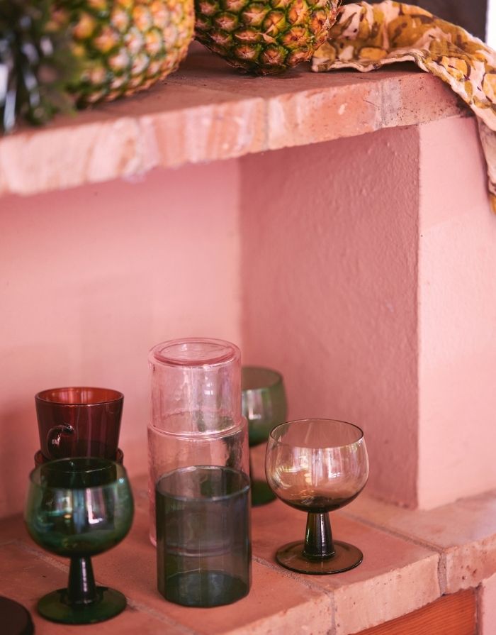 Trinkglas Tube I Blush
