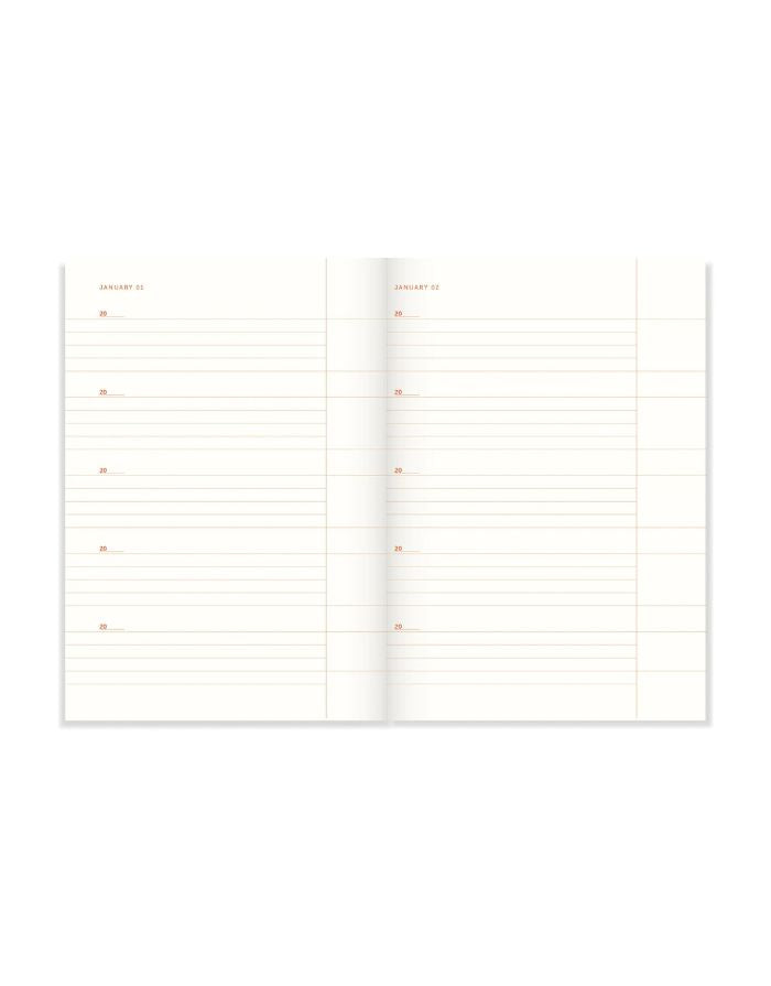 Journal One Line A Day I Lavender Stripes