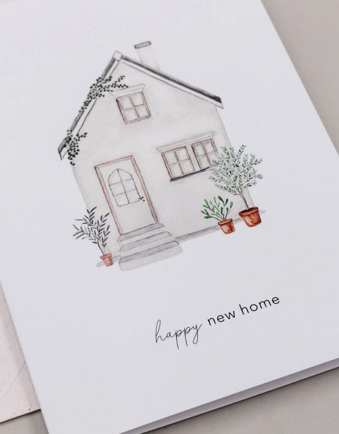 Klappkarte I Haus