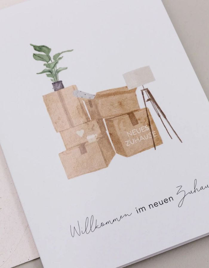 Klappkarte I Neues Zuhause