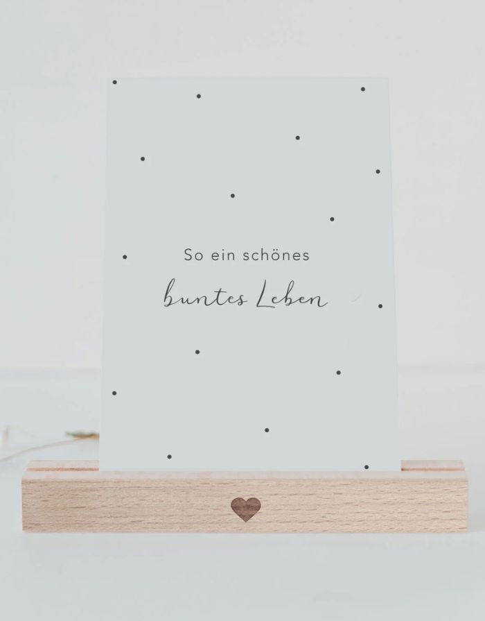 Postkarte I Buntes Leben