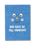 Postkarte I Das hast du toll gemacht