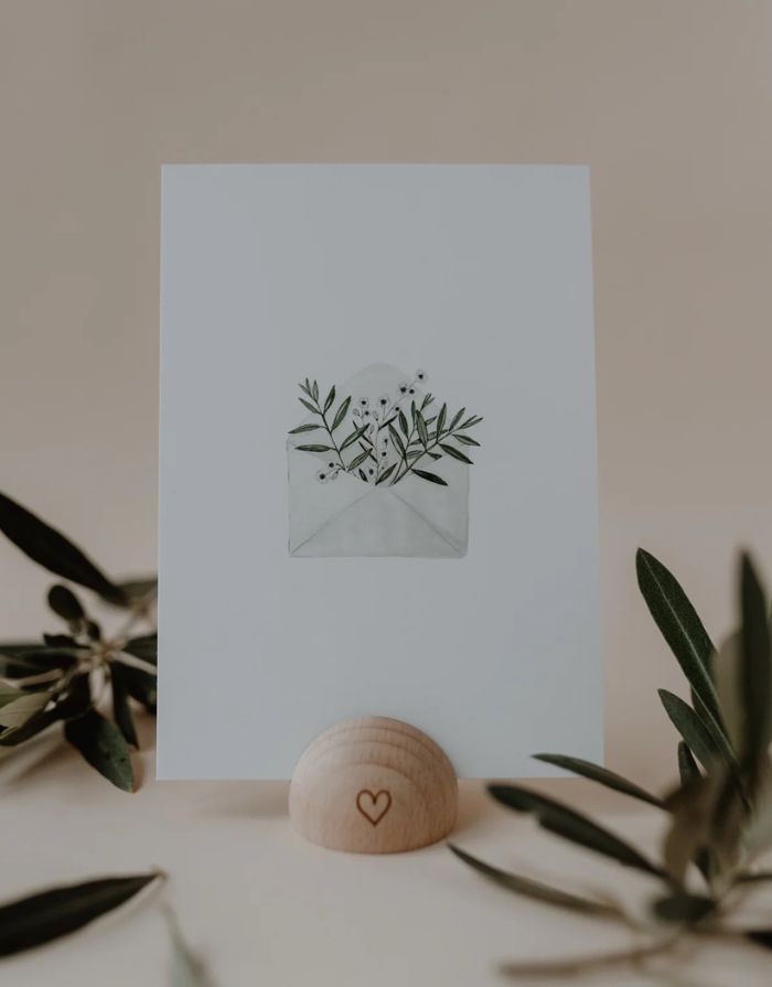 Postkarte I Flower Post
