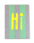 Postkarte I Hi Flieder/Mint/Neon