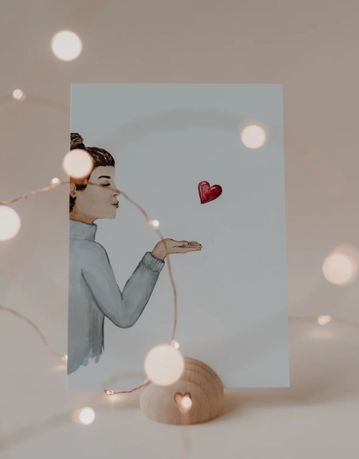 Postkarte I Kisses