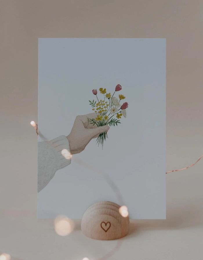 Postkarte I Little Flowers