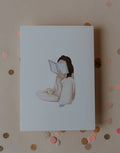 Postkarte I Pyjama Girl