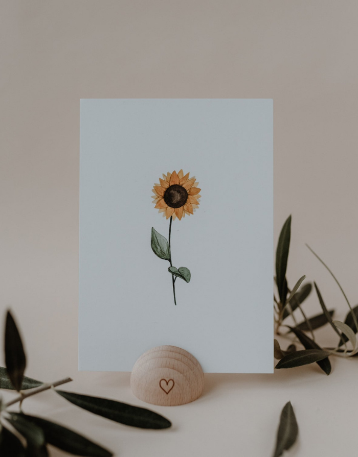 Postkarte I Sunflower