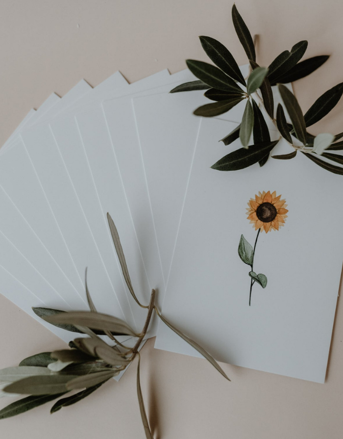 Postkarte I Sunflower