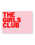 Postkarte von Herr und Frau Hempel aus hochwertiger Holzschliffpappe im DIN-A6-Format mit der Aufschrift the Girls club
