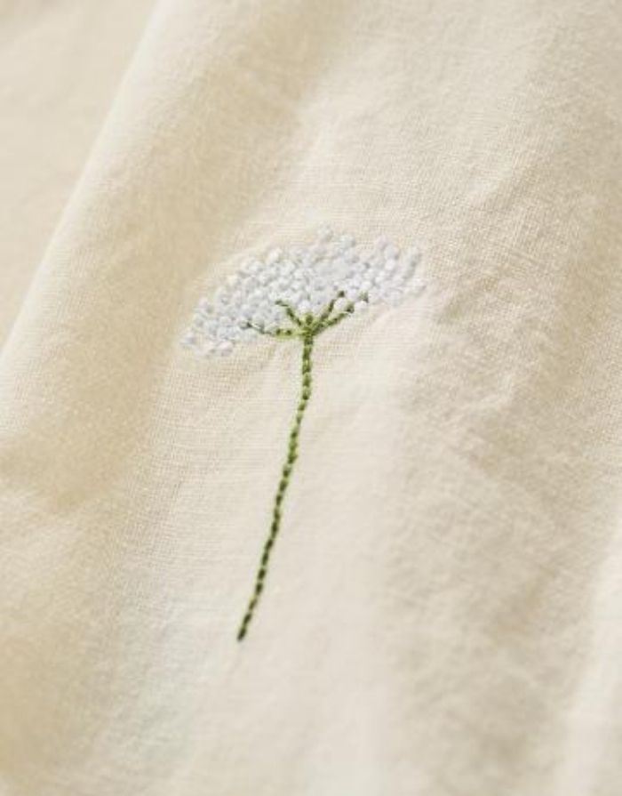 Stoffserviette Flora Butter Cream I Doldenblume