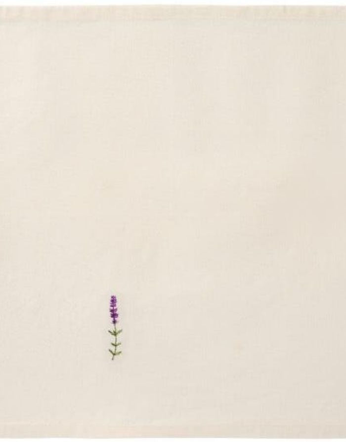 Stoffserviette Flora Butter Cream I Lavendel