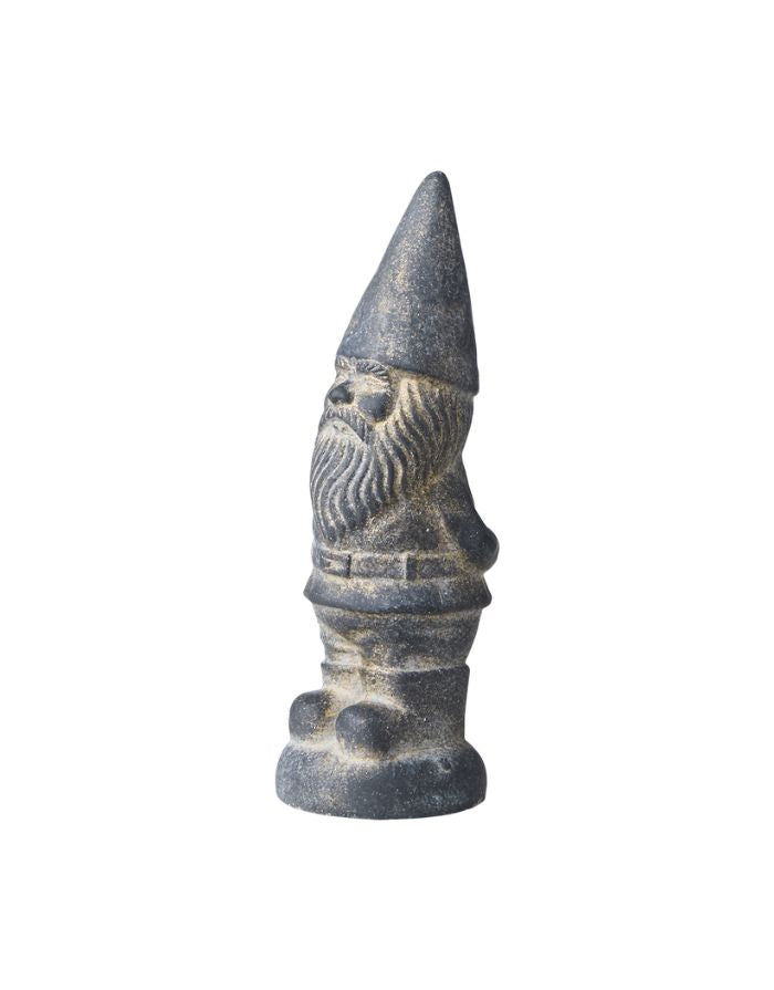 Grauer Betonzwerg Ben S von Affari of Sweden aus massivem Beton, 18 cm hoch, als dekoratives Wohnaccessoire.
