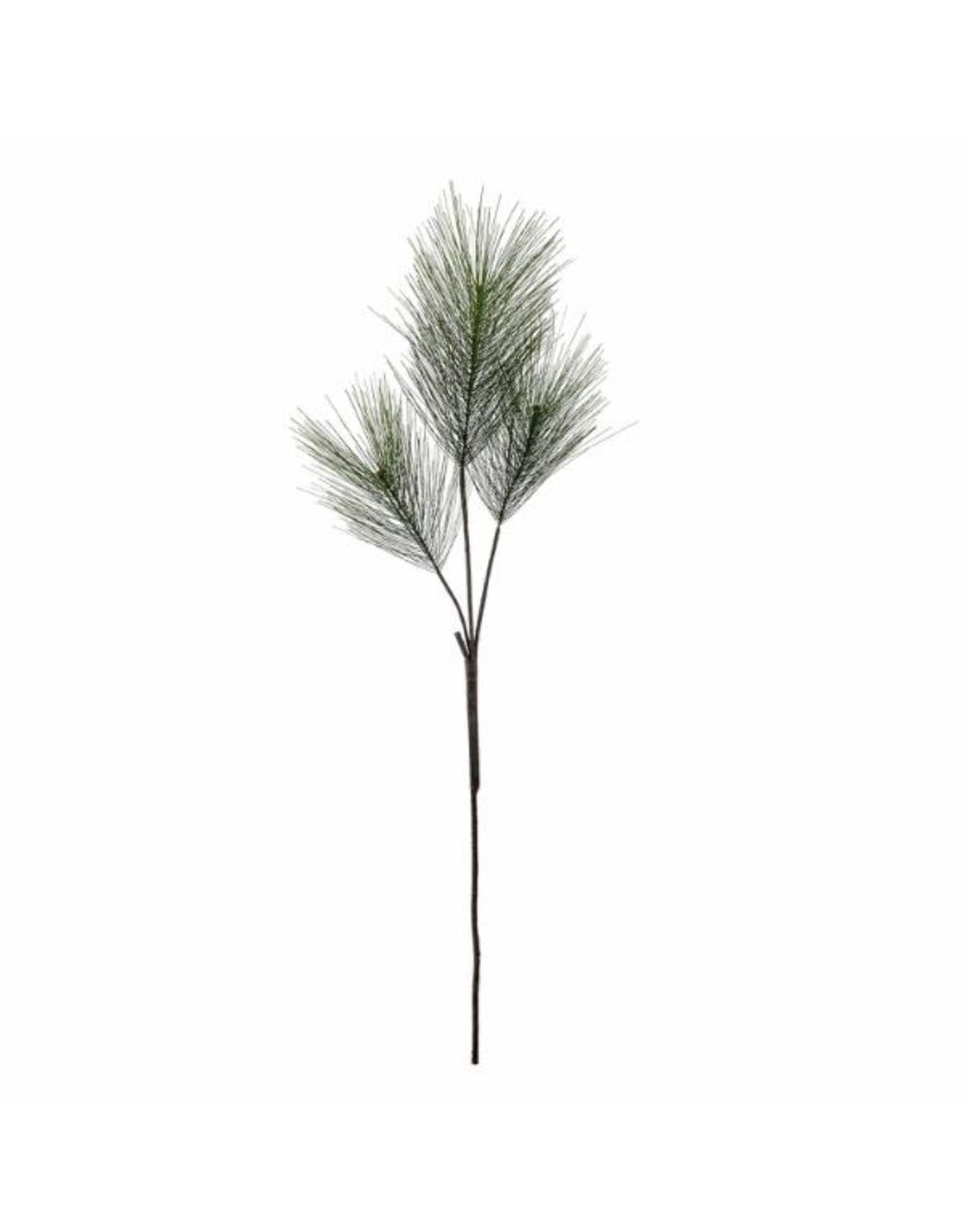 Grüner künstlicher Pinie Stiel von Bloomingville mit feinen Kiefernzweigen und einer Höhe von 114 cm.