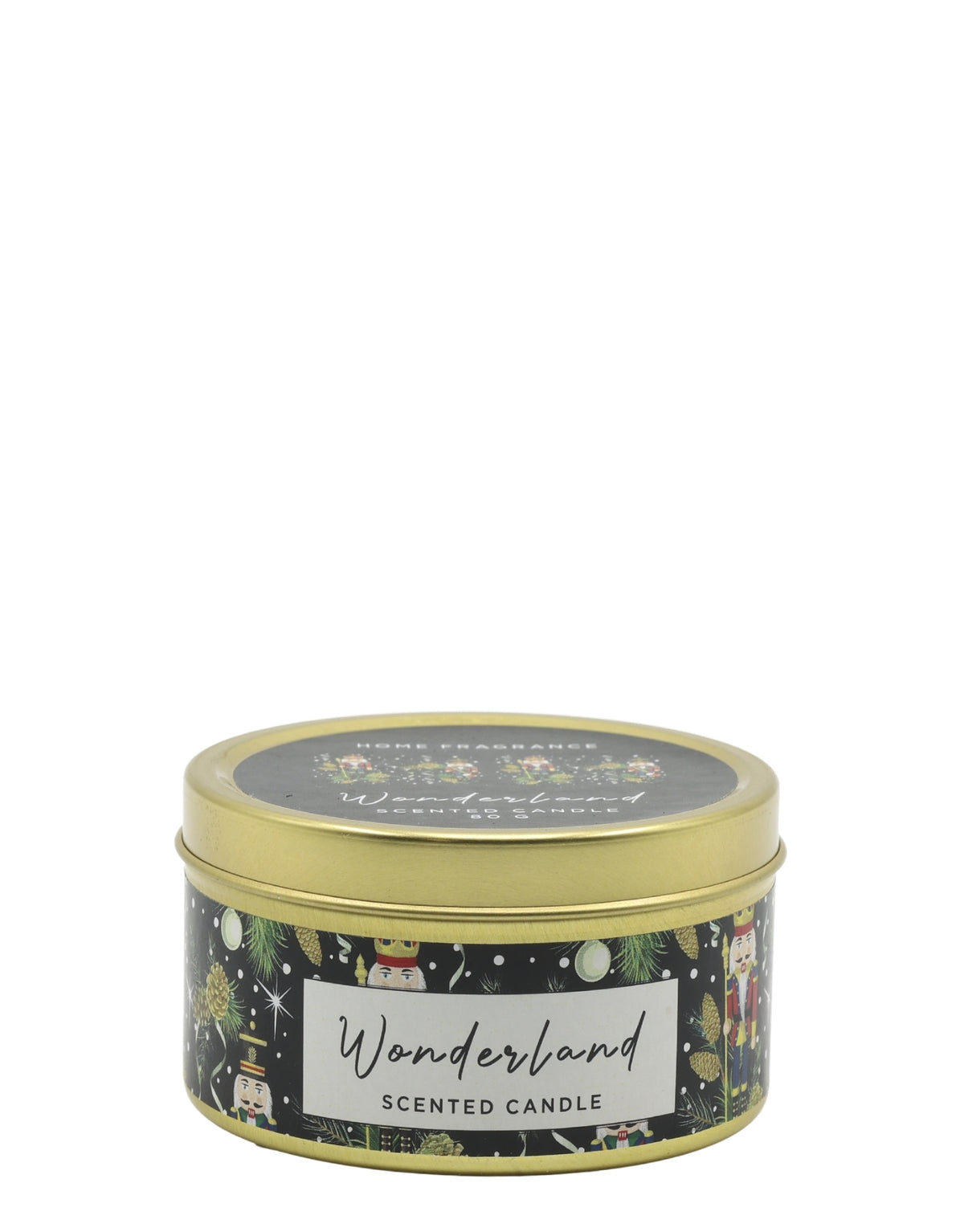 Duftkerze Wonderland von Chic Antique in einem dekorativen Zinnbehälter mit einer Brenndauer von ca. 12 Stunden.