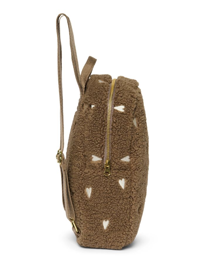 Rucksack Mini I Brown Hearts