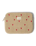 Laptoptasche 13‘‘ Teddy I Ecru Hearts