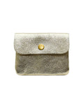 Portemonnaie Leder Klein I Gold