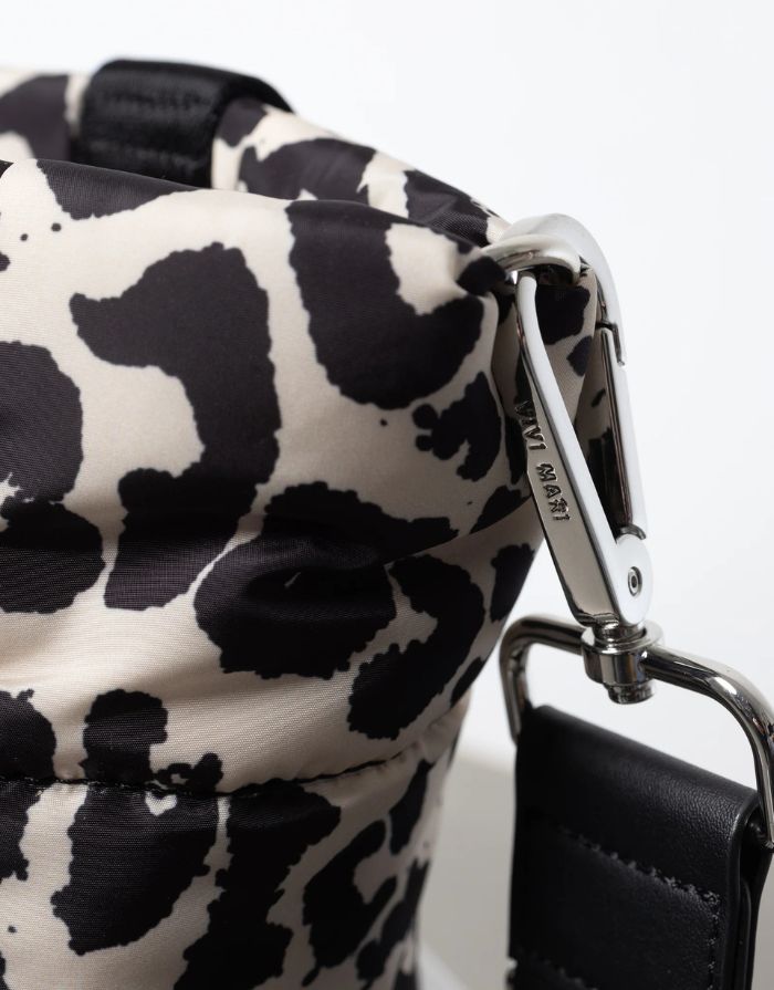 Padded Tote Bag Small I Leo Splashes Black/Sand