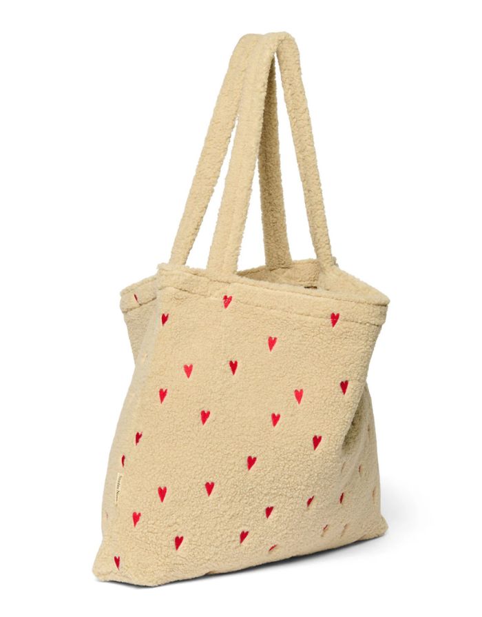 Tasche Teddy I Ecru Hearts