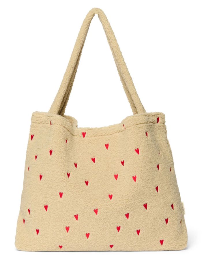Tasche Teddy I Ecru Hearts