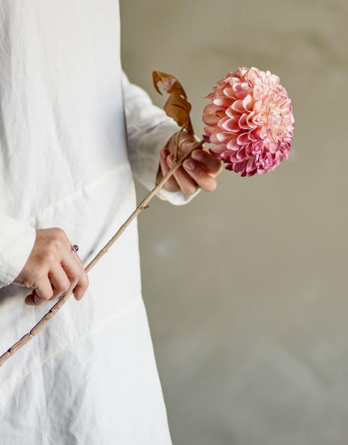 Kunstblume Chrysantemum Stiel I Rose