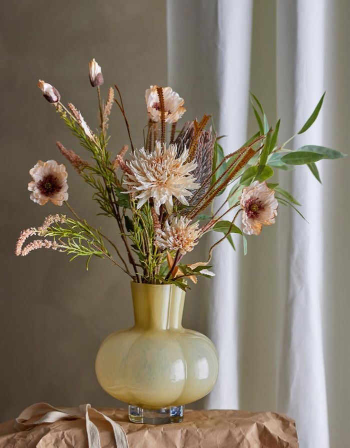 Kunstblume Eukalyptus Stiel I Grün
