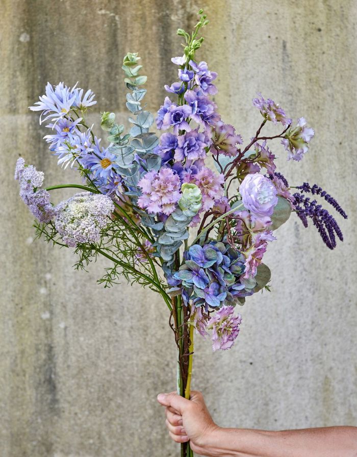 Kunstblume Nelke H 89cm I Purple