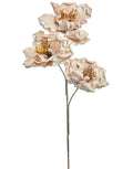 Kunstblume Happia Schaum 20cm I Natur