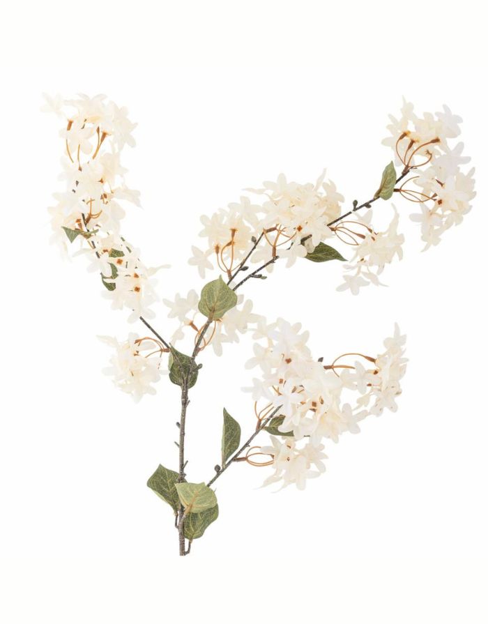 Kunstblume Myrtle Zweig I Weiß