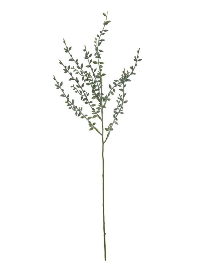 Kunstblume Perlenzweig H 52cm I Grün