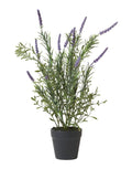 Kunstpflanze Lavendel im Topf H 41cm I Green/Purple