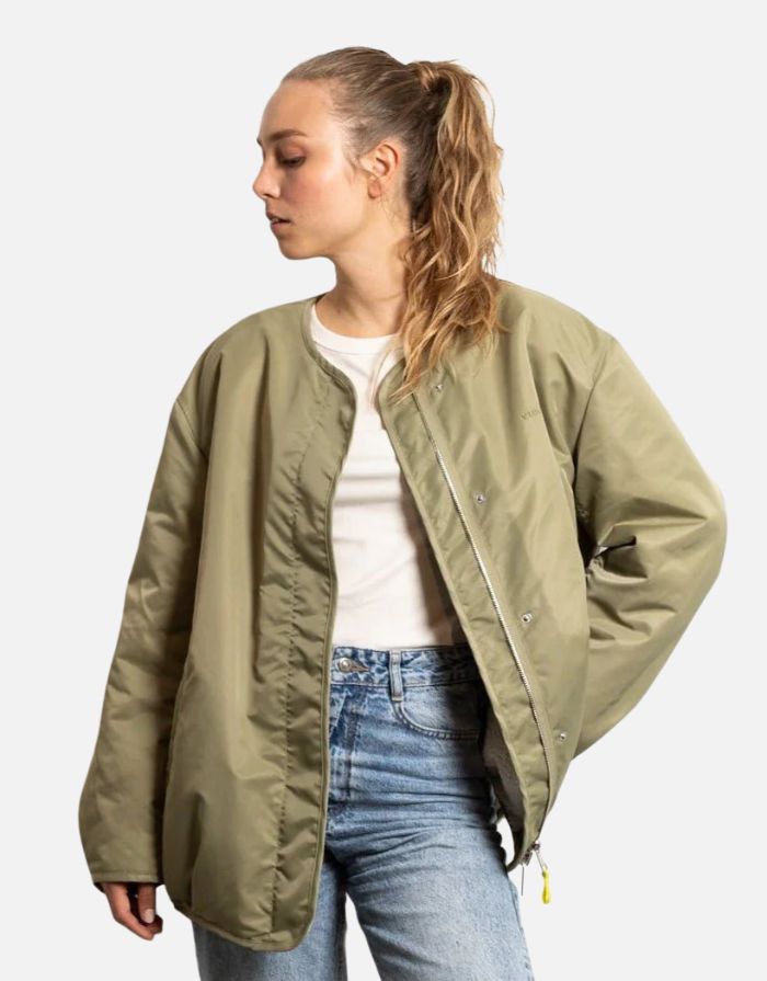 Bomber Wendejacke I Pale Olive/Sand