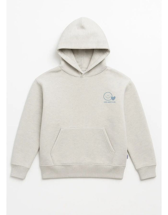 Hoodie Cool Aunty Club I Grau