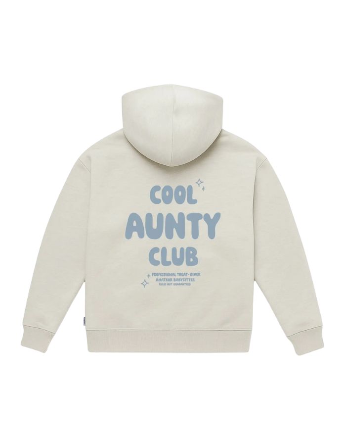 Hoodie Cool Aunty Club I Grau