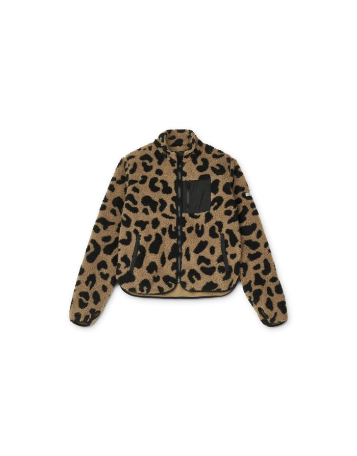 Jacke Nelson Pile I Mega Leo/Oat Mix