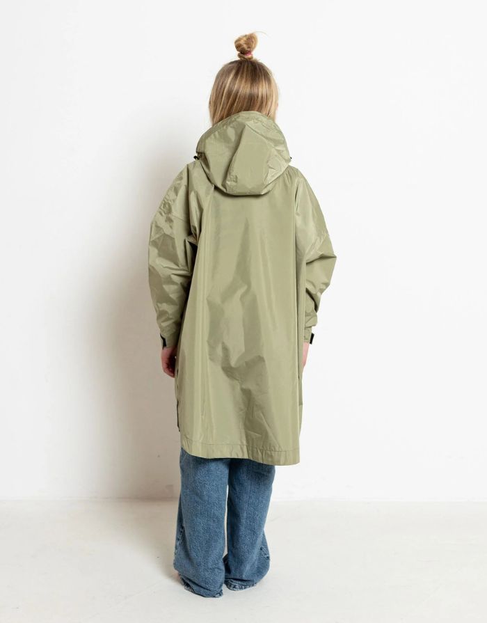 Raincoat Kids I Solid Pale Olive